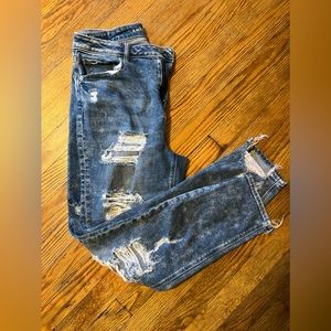 distressed a&e jeans